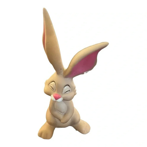 Disney Rare Sleeping Beauty Rabbit Toy Figure Cake Topper Collectible 3.25" - Picture 2 of 4